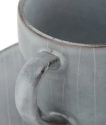 Broste Copenhagen Handgemachte Tasse Mit Untertasse Nordic Sea -Bloomingville sales 1148013