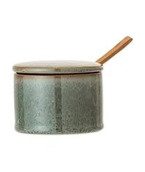 Bloomingville Zuckerdose Pixie Mit Holzlöffel