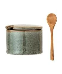 Bloomingville Zuckerdose Pixie Mit Holzlöffel -Bloomingville sales 1150334