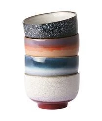 HKliving Handgemachte Schälchen 70's, 4er-Set -Bloomingville sales 1174204