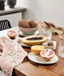 Broste Copenhagen Handgemachte Servierschüssel Nordic Sand -Bloomingville sales 1174763