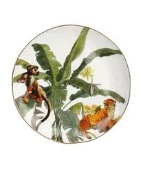 &k Amsterdam Frühstücksteller Animaux Und Tropischen Motiven, 4er-Set -Bloomingville sales 1177786