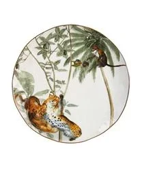 &k Amsterdam Frühstücksteller Animaux Und Tropischen Motiven, 4er-Set -Bloomingville sales 1177787