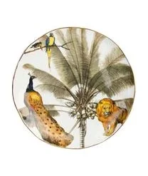 &k Amsterdam Frühstücksteller Animaux Und Tropischen Motiven, 4er-Set -Bloomingville sales 1177788