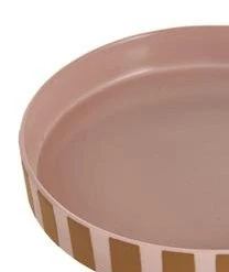 OYOY Living Design Keramik Servierplatte Toppu Im Streifendesign -Bloomingville sales 1204418