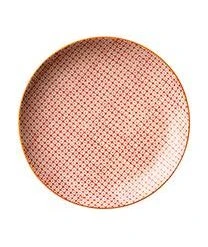 Bloomingville Handbemalte Frühstücksteller Carla Mit Verspieltem Muster, 3er-Set -Bloomingville sales 1227929