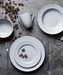 Aida Weiße Kaffeetassen Groove Mit Rillenstruktur, 4 Stück -Bloomingville sales 1228148