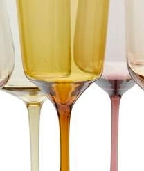 Bitossi Home Mundgeblasene Weingläser Diseguale In Unterschiedlichen Farben Und Formen, 6 Stück -Bloomingville sales 1262461