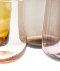 Bitossi Home Mundgeblasene Wassergläser Diseguale In Unterschiedlichen Farben Und Formen, 6 Stück -Bloomingville sales 1262473