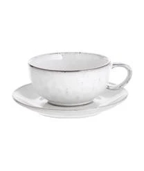 Broste Copenhagen Handgemachte Tasse Mit Untertasse Nordic Sand