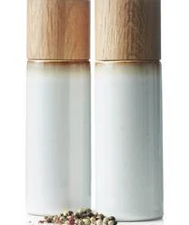 BITZ Salz- Und Pfeffermühle Bizz Mit Holzdeckel, 2er-Set -Bloomingville sales 1332602