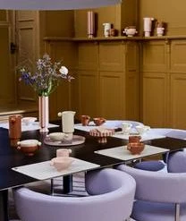 OYOY Living Design Keramik Servierplatte Toppu Im Streifendesign -Bloomingville sales 1351041