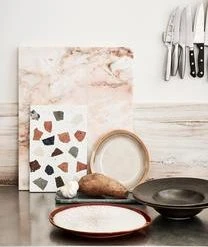 HKliving Handgemachter Speiseteller 70's, 2 Stück -Bloomingville sales 1352050