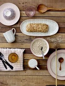 Bloomingville Hangefertigte Frühstücksteller Maya Mit Verspieltem Muster, 3er-Set 4 Bloomingville Hangefertigte Frühstücksteller Maya Mit Verspieltem Muster, 3er-Set – Bild 2