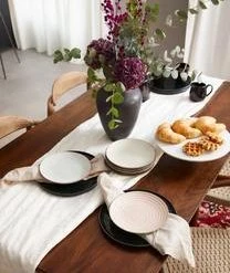 Bloomingville Handbemalte Frühstücksteller Patrizia Mit Verspieltem Muster, 3er-Set -Bloomingville sales 1362038