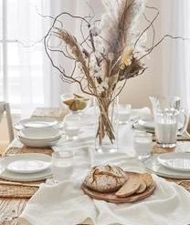 Broste Copenhagen Handgemachte Speiseteller Salt Aus Porzellan, 4 Stück -Bloomingville sales 1377477