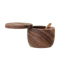 Bloomingville Zuckerdose Elfa Mit Löffel Aus Mangoholz -Bloomingville sales 1392990