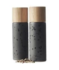 BITZ Salz- Und Pfeffermühle Bizz Mit Holzdeckel, 2er-Set -Bloomingville sales 1413986