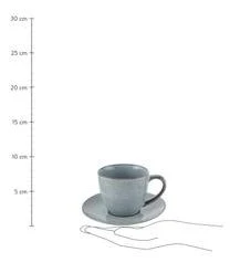 Broste Copenhagen Handgemachte Tasse Mit Untertasse Nordic Sea -Bloomingville sales 1454890