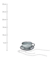 Broste Copenhagen Handgemachte Tasse Mit Untertasse Nordic Sea -Bloomingville sales 1454893