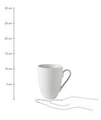 Aida Weiße Kaffeetassen Groove Mit Rillenstruktur, 4 Stück -Bloomingville sales 1456307