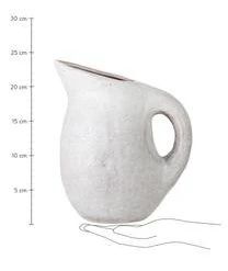 Bloomingville Großer Krug Taupe Mit Handgefertigter Sprenkelglasur, 3 L -Bloomingville sales 1458906