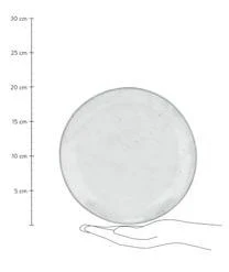 Broste Copenhagen Handgemachte Frühstücksteller Nordic Sand, 4 Stück -Bloomingville sales 1467162