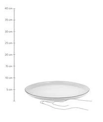 Broste Copenhagen Handgemachte Speiseteller Salt Aus Porzellan, 4 Stück -Bloomingville sales 1488308