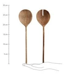 Madam Stoltz Salatbesteck Wodeen Aus Mangoholz, 2er-Set -Bloomingville sales 1489284