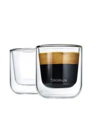 Blomus Doppelwandige Glas-Espressobecher Nero, 2 Stück 3 Blomus Doppelwandige Glas-Espressobecher Nero, 2 Stück