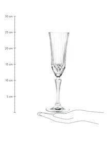 RCR Kristall-Sektgläser Adagio Mit Relief, 6 Stück 5 RCR Kristall-Sektgläser Adagio Mit Relief, 6 Stück – Bild 3