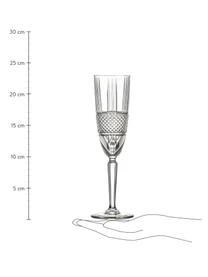RCR Kristall-Sektgläser Brillante Mit Relief, 6 Stück 5 RCR Kristall-Sektgläser Brillante Mit Relief, 6 Stück – Bild 3