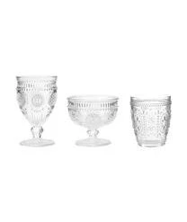 Cote Table Wassergläser Chambord Mit Blumen-Relief, 6 Stück -Bloomingville sales 1504180