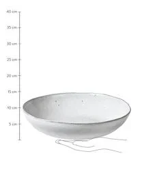 Broste Copenhagen Handgemachte Servierschale Nordic Sand Ø 34 Cm -Bloomingville sales 1508762