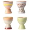 HKliving Handgemachte Eierbecher 70's, 4-Set -Bloomingville sales 1519690