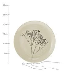 Bloomingville Handgemachter Frühstücksteller Bea Mit Gräser-Motiv 14 Bloomingville Handgemachter Frühstücksteller Bea Mit Gräser-Motiv -Bloomingville sales 1521298