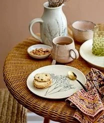 Bloomingville Handgemachter Frühstücksteller Bea Mit Gräser-Motiv 13 Bloomingville Handgemachter Frühstücksteller Bea Mit Gräser-Motiv -Bloomingville sales 1521306