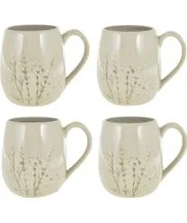 Bloomingville Handgemachte Tasse Bea Mit Gräser-Motiv -Bloomingville sales 1534446