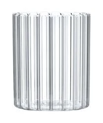 Bitossi Home Wassergläser Romantic Aus Borosilikatglas Mit Rillenrelief, 6 Stück