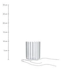 Bitossi Home Wassergläser Romantic Aus Borosilikatglas Mit Rillenrelief, 6 Stück -Bloomingville sales 1534889