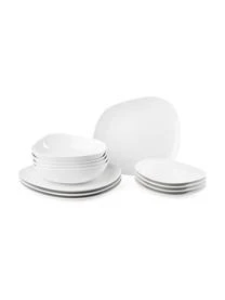 Villeroy & Boch Porzellan Geschirr-Set Organic, 4 Personen (12-tlg.) 3 Villeroy & Boch Porzellan Geschirr-Set Organic, 4 Personen (12-tlg.)