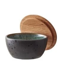 BITZ Aufbewahrungsschalen-Set Gasper Mit Holzdeckel, 3-tlg. -Bloomingville sales 1557649