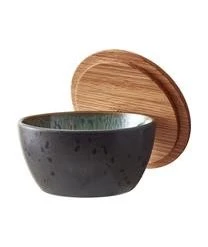 BITZ Aufbewahrungsschalen-Set Gasper Mit Holzdeckel, 3-tlg. -Bloomingville sales 1557650