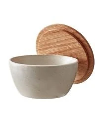 BITZ Aufbewahrungsschalen-Set Gasper Mit Holzdeckel, 3-tlg. -Bloomingville sales 1557663