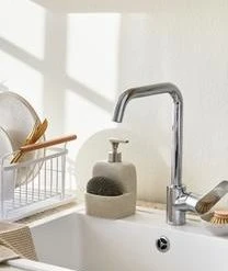 Andrea House Seifenspender Sand Mit Schwamm, 2-tlg. -Bloomingville sales 1563490