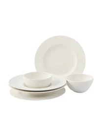 Villeroy & Boch Porzellan Geschirr-Set Rock, 2 Personen (6-tlg.) 10 Villeroy & Boch Porzellan Geschirr-Set Rock, 2 Personen (6-tlg.) – Bild 8