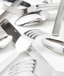 Jotex Silbernes Besteck-Set Lexi Mit Rillenstruktur Am Griff, 6 Personen (24-tlg.) 7 Jotex Silbernes Besteck-Set Lexi Mit Rillenstruktur Am Griff, 6 Personen (24-tlg.) -Bloomingville sales 1572197