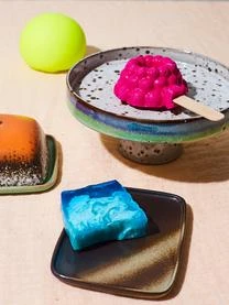 HKliving Handgemachte Tortenplatte 70's 4 HKliving Handgemachte Tortenplatte 70's – Bild 2