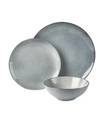 Broste Copenhagen Handgemachtes Geschirr-Set Nordic Sea, 4 Personen (12-tlg.) -Bloomingville sales 1579009