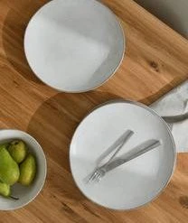 Broste Copenhagen Handgemachte Platzteller Nordic Sand, 4 Stück -Bloomingville sales 1585711